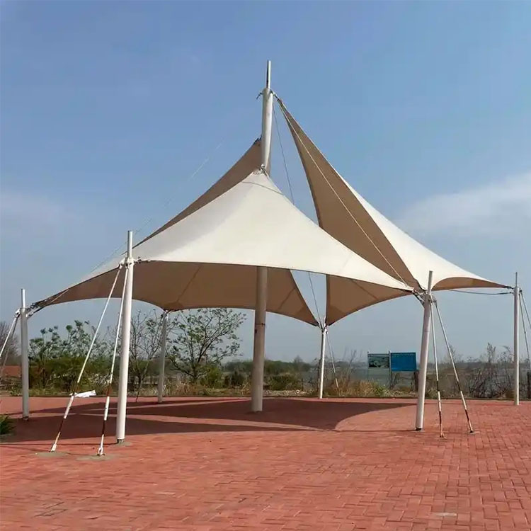 陵水膜结构景观棚