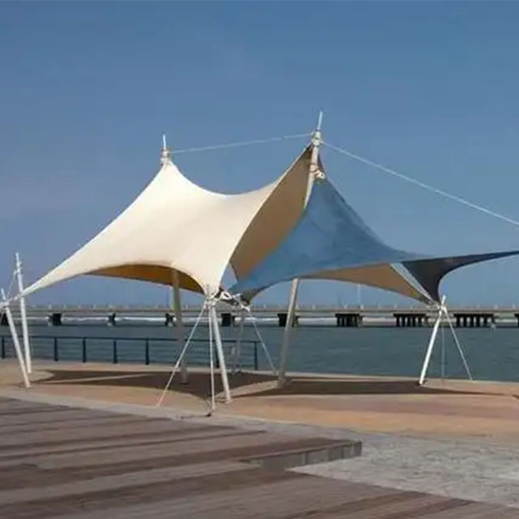 陵水膜结构景观棚