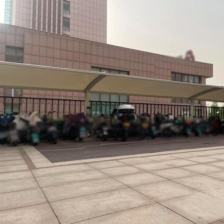 陵水膜结构电动车棚