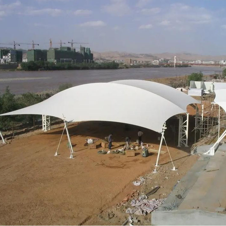 陵水膜结构汽车棚